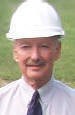 Man with white Hard hat